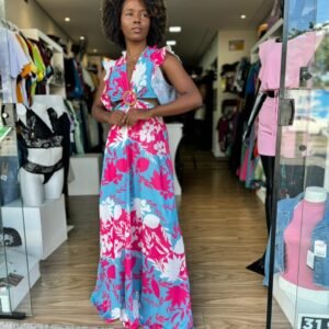 Vestido Longo Floral