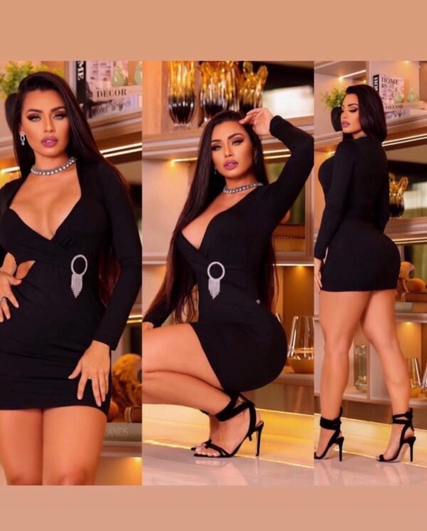Vestido Luxuoso Strass